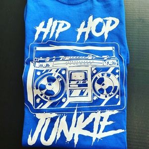 Royal Blue never worn Hip Hop Junkie T-Shirt